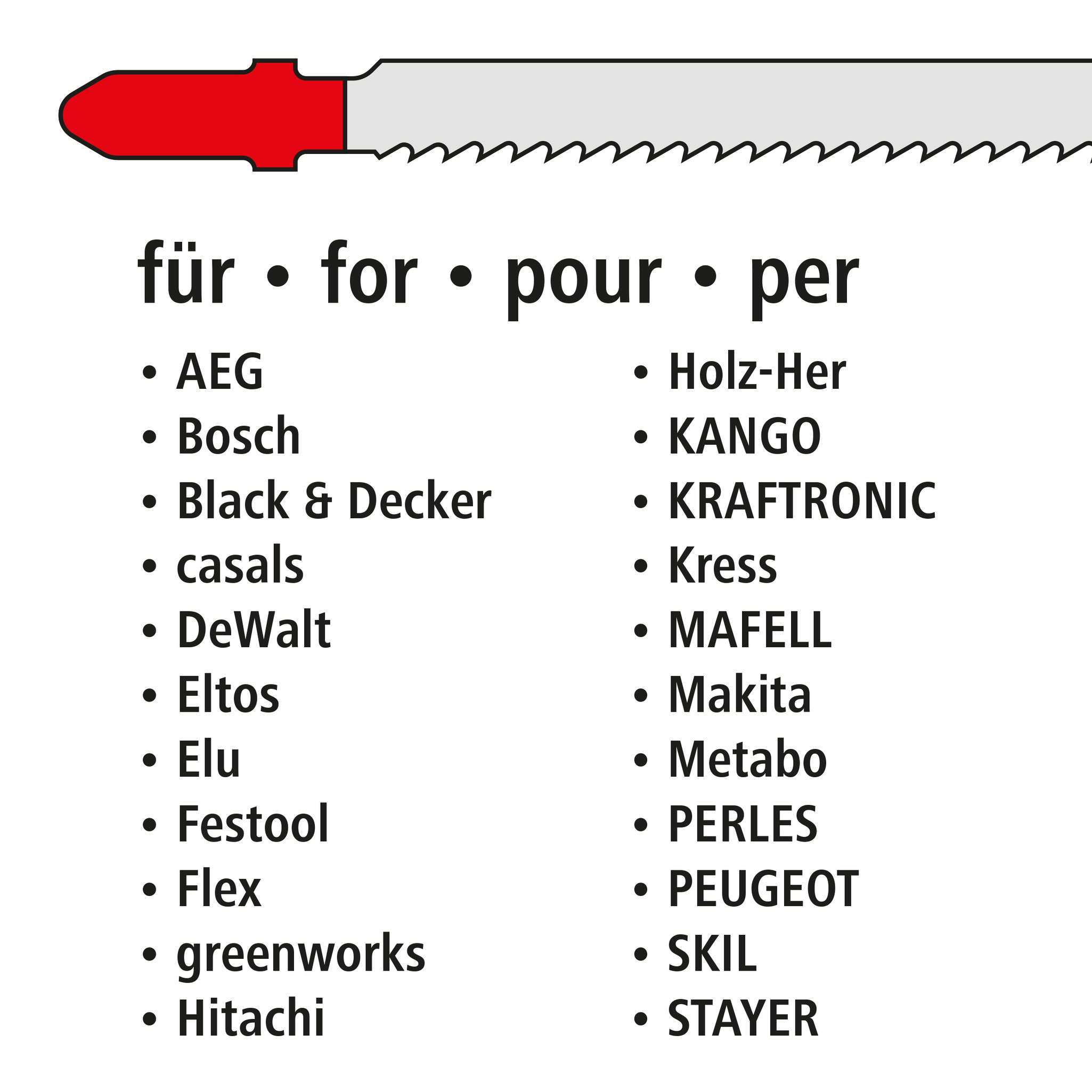 Jigsaw Blade Set, T-Shank, 12 Pcs. - Image 5