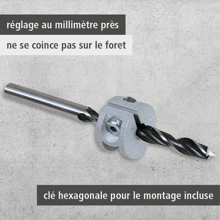 Universal Depth Stop Set, 3 Pcs. (fr)
