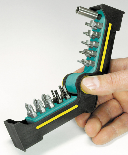BitButler Maxi, Flat / Crosshead (PH/PZ) / TORX® (T) / Hexagonal, 21 Pcs.