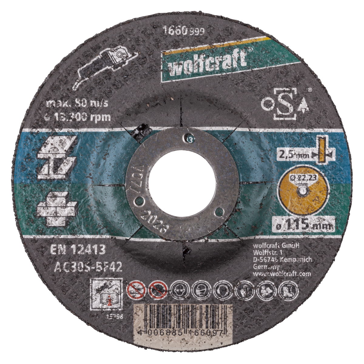 Universal Cutting Disc for Stone and Metal