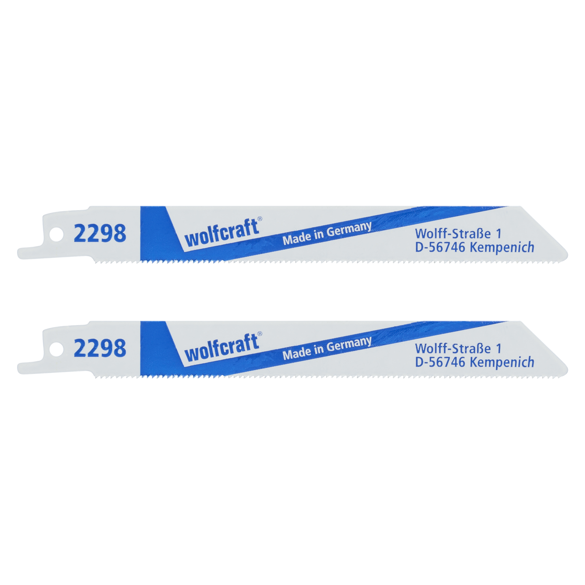 2 BIM Sabre Saw Blades, sheet steel, fine flush cut