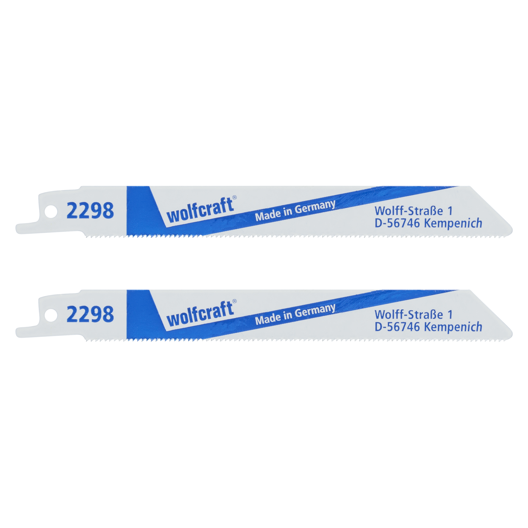 2 BIM Sabre Saw Blades, sheet steel, fine flush cut
