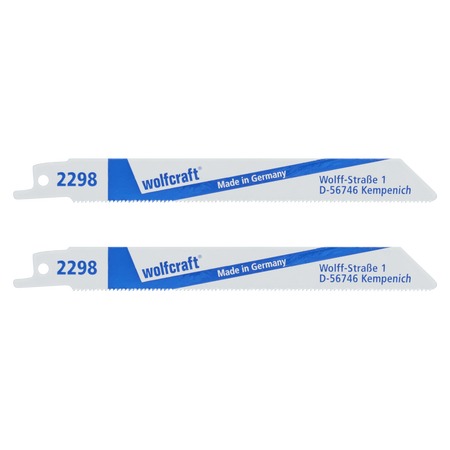 2 BIM Sabre Saw Blades, sheet steel, fine flush cut