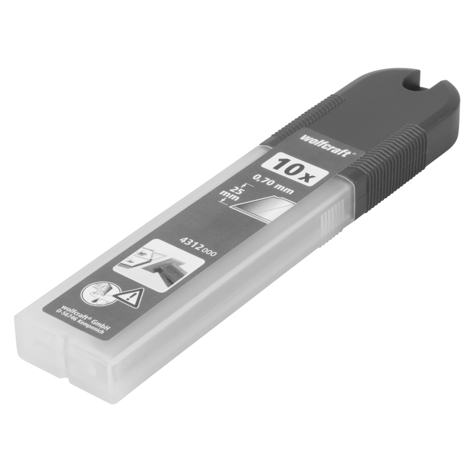 10 Professional Snap-Off Blades, 25 mm