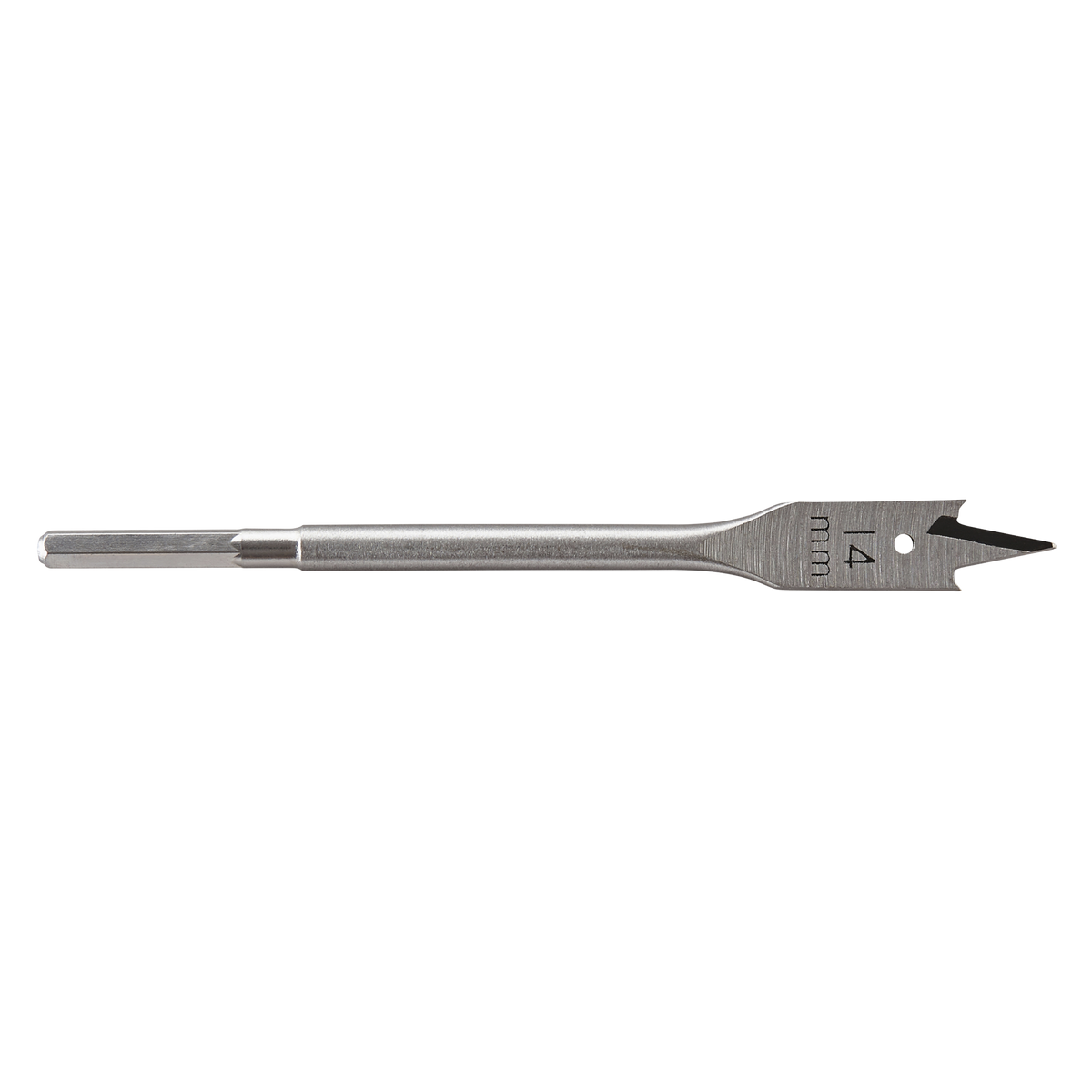 Flat Milling Drill Bit, Hexagon Shank, Ø 14 mm