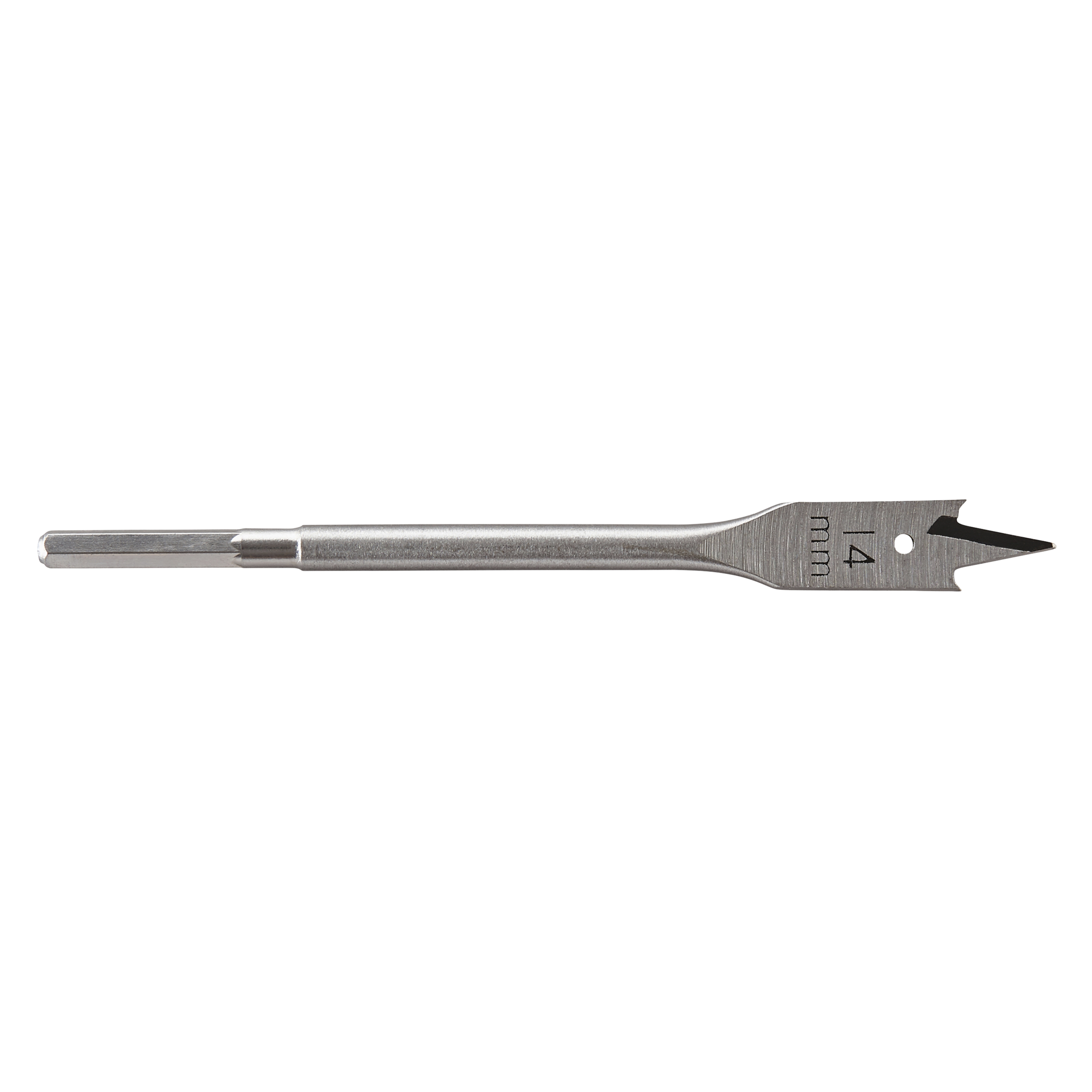 Flat Milling Drill Bit, Hexagon Shank, Ø 14 mm