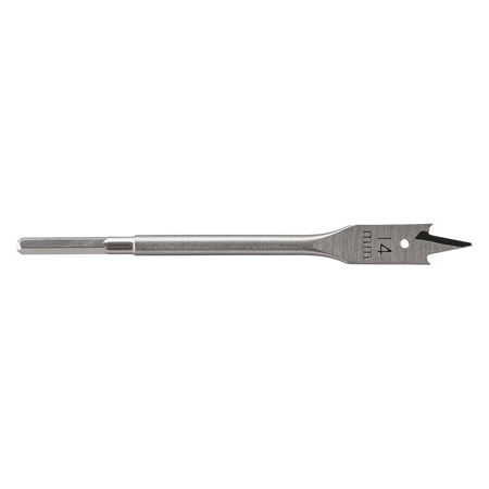 Flat Milling Drill Bit, Hexagon Shank, Ø 14 mm