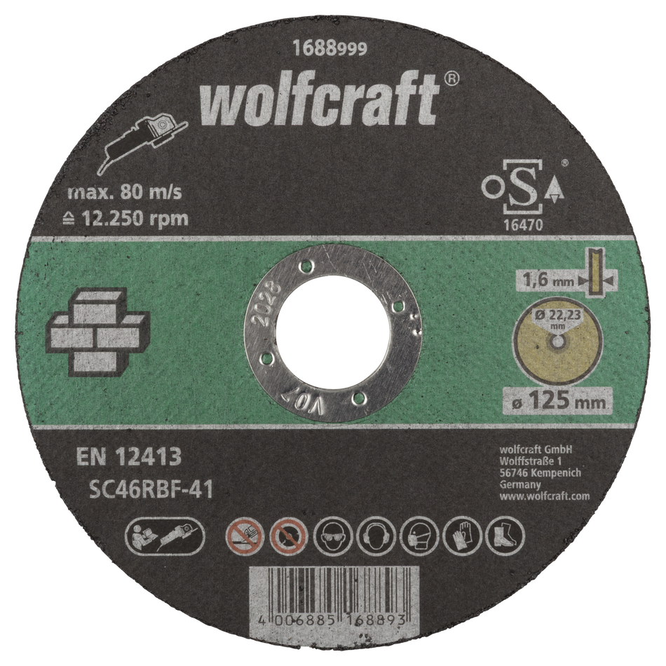 Cutting Disc for Stone, fine cutting, Ø 125 mm