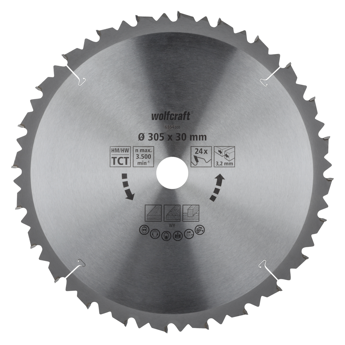 TC Cross and Mitre Cut Saw Blade, brown series, Ø 305 mm