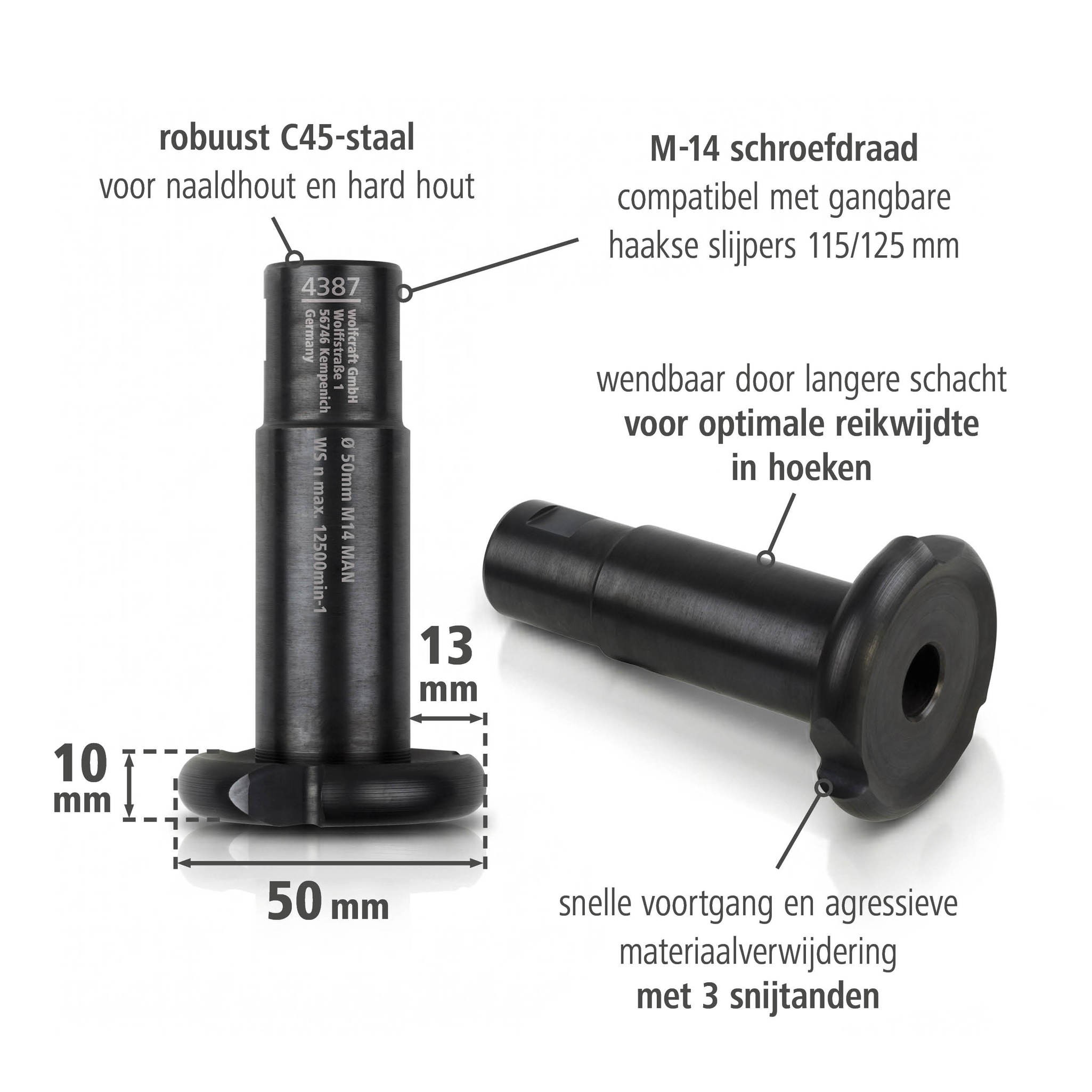 Milling Disc for Angle Grinder, Ø 50 mm (nl)