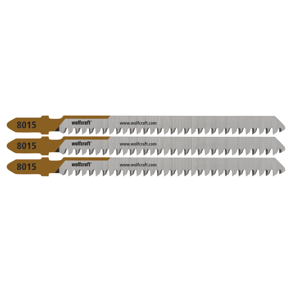 3 Jigsaw Blades, Chipboard, Fine Cuts