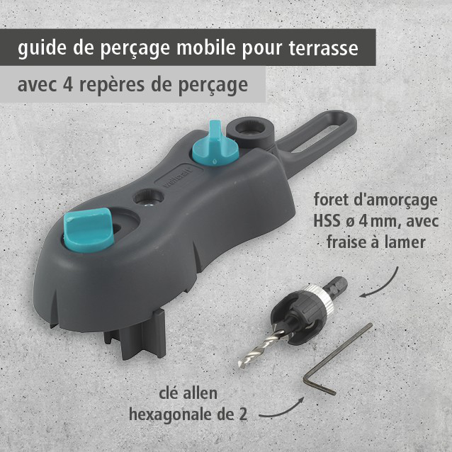 Deck Flooring Drilling Set, 3 pcs.