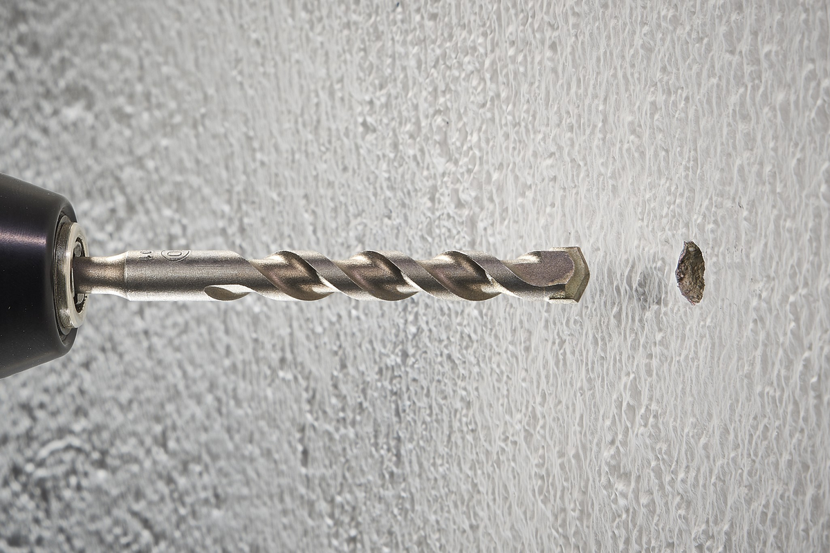 Concrete Drill Bit, Tungsten Carbide Tipped, SDS-Quick
