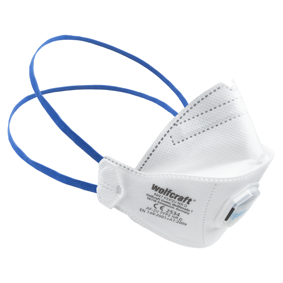 2 Folding Valved Respirators FFP2