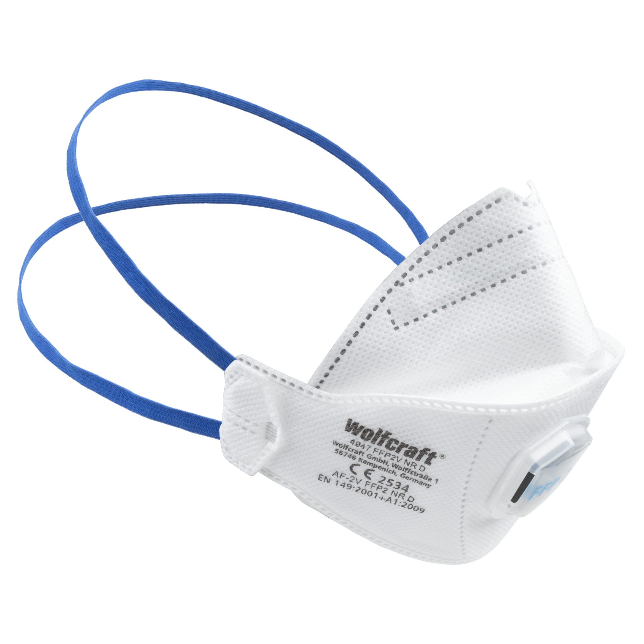 2 Folding Valved Respirators FFP2