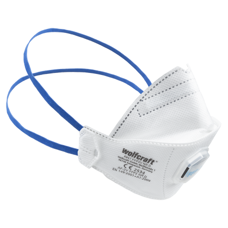 2 Folding Valved Respirators FFP2