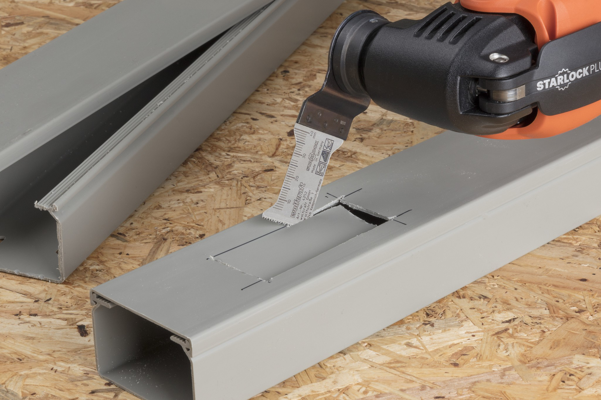 BIM Pushcut Saw Blade “Expert”, STARLOCK receptacle, plastic, plasterboard, wood with nails, 35 mm