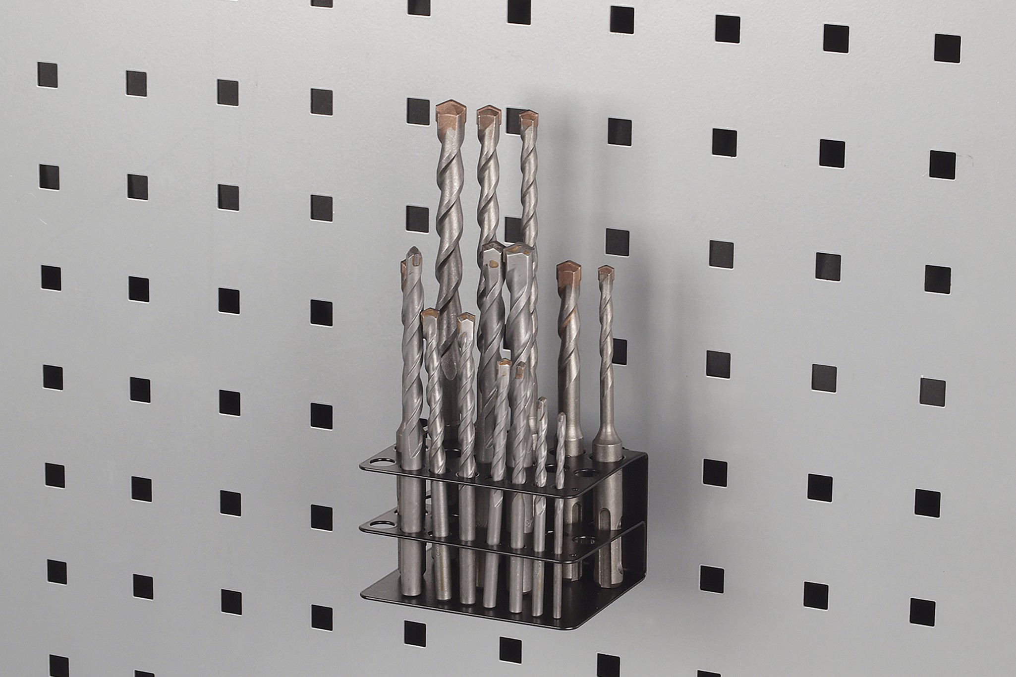 Drill Holder for Workshop System Pegboard