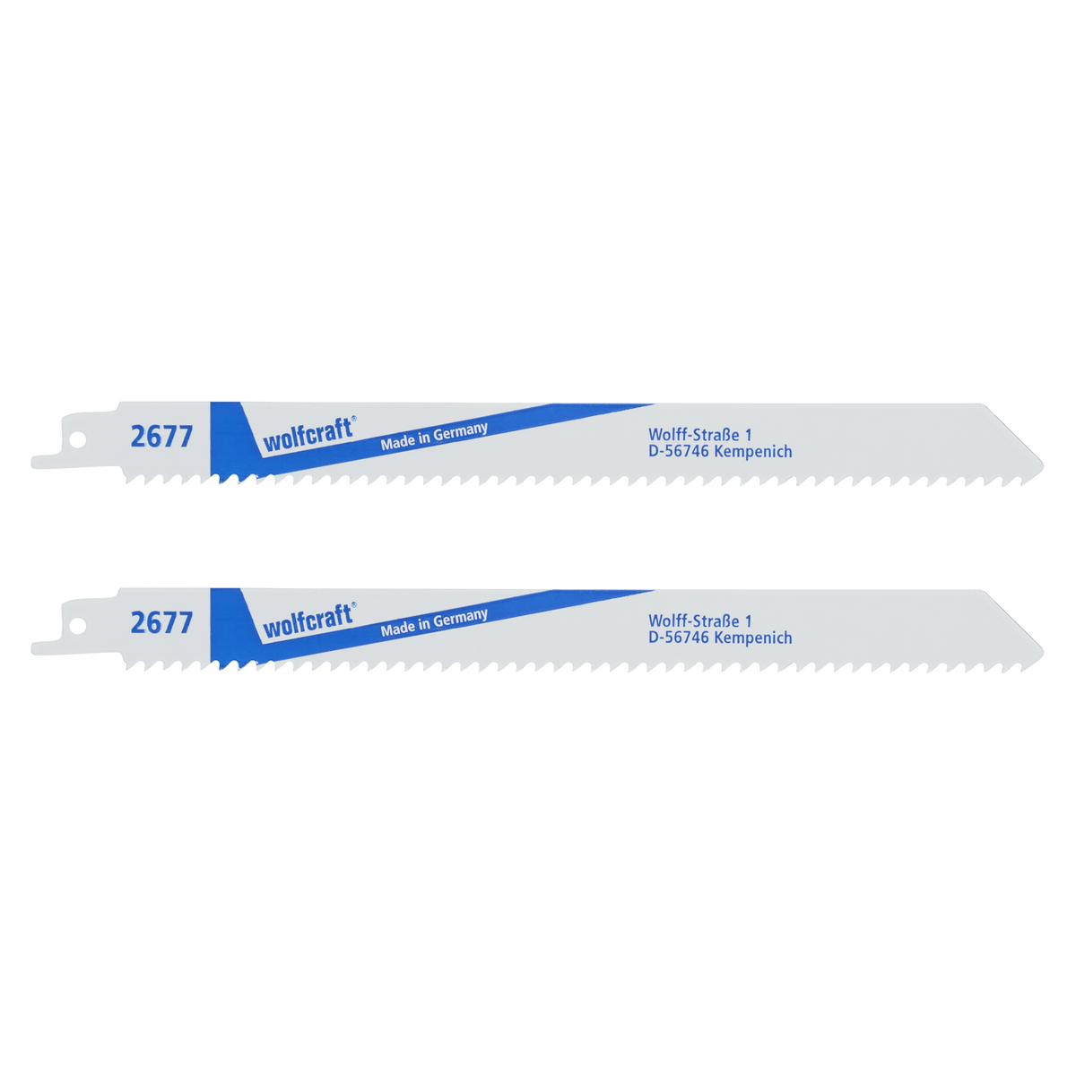 2 BIM Sabre Saw Blades, wood with nails, steel profiles, fine cut