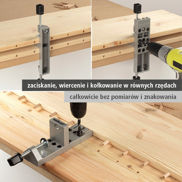 Universal Wood Dowel Joiner Set (pl)