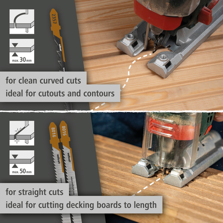 Jigsaw Blade Project Set for Deck Building, 3 Pcs. (en)