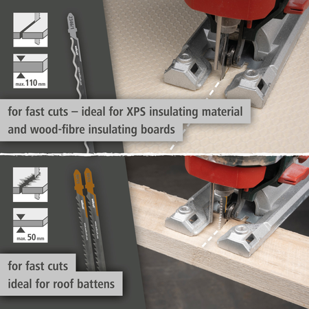 Jigsaw Blade Project Set for Insulation, 3 Pcs. (en)