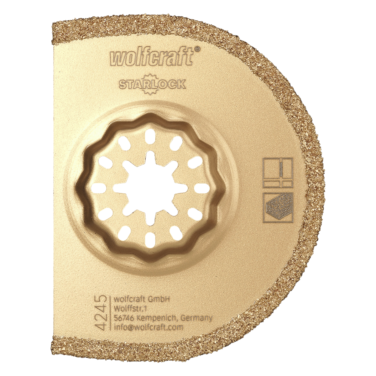 Tungsten Carbide Coated Radial Saw Blade “Expert”, STARLOCK receptacle, mortar, cement joints, Ø 75 mm