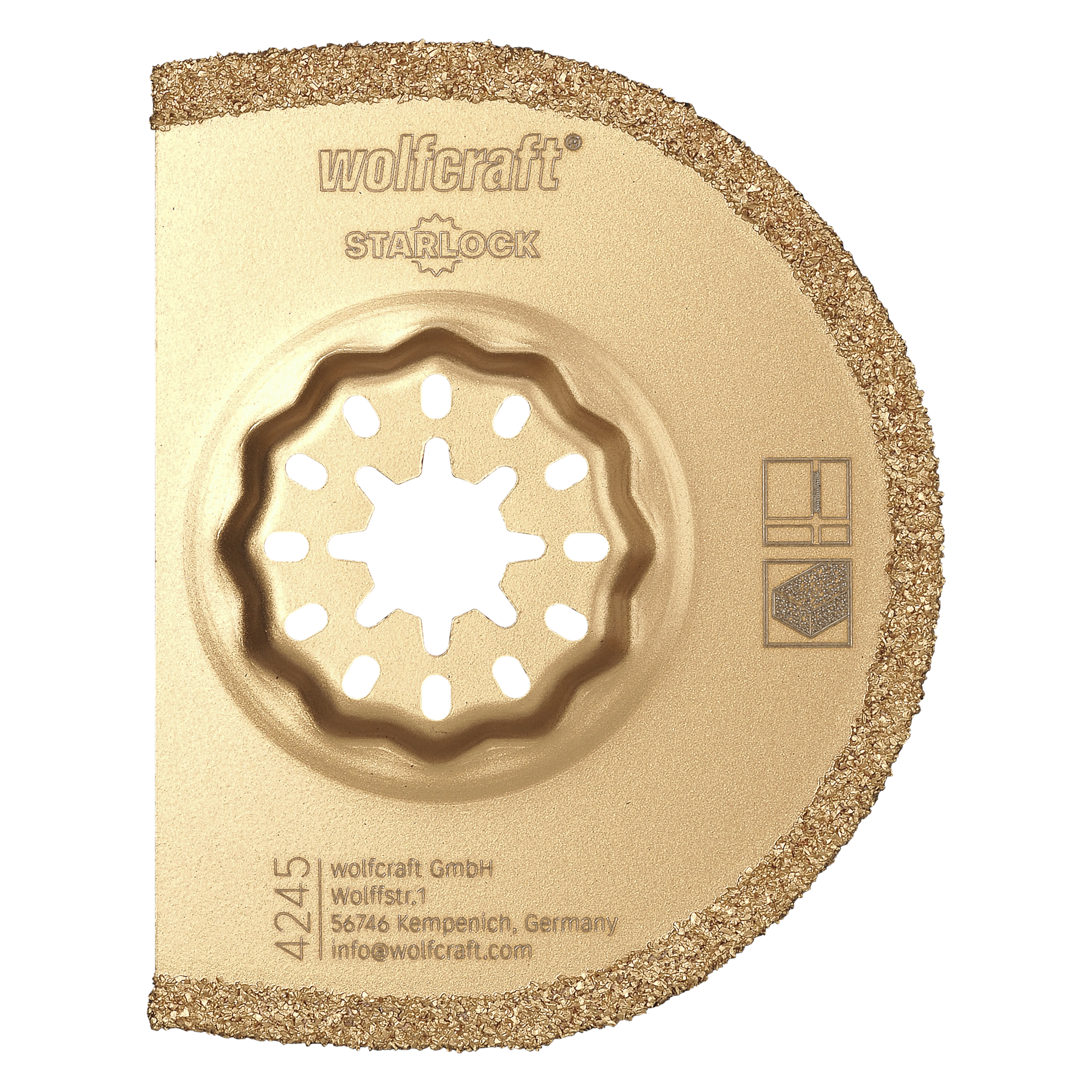 Tungsten Carbide Coated Radial Saw Blade “Expert”, STARLOCK receptacle, mortar, cement joints, Ø 75 mm