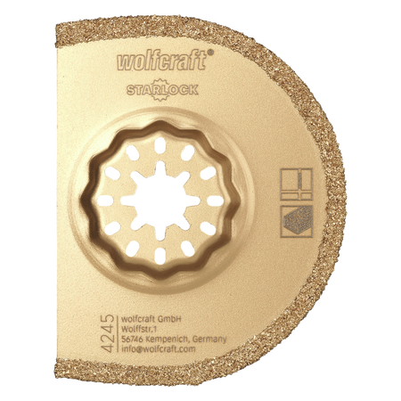 Tungsten Carbide Coated Radial Saw Blade “Expert”, STARLOCK receptacle, mortar, cement joints, Ø 75 mm