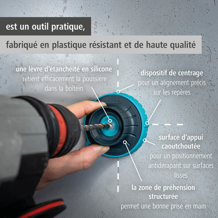Dust Catcher Container for Drill Bits, Ø 4–8 mm (fr)