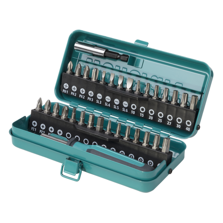 Bit Box Flat / Crosshead (PH/PZ) / TORX® (T) / TORX® With Bore Hole / Hexagonal, 32 Pcs.