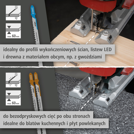 Jigsaw Blade Project Set for Kitchen Installation, 3 Pcs. (pl)