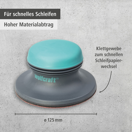 Surface Sander With Easy-Fix Backing, Ø 125 mm