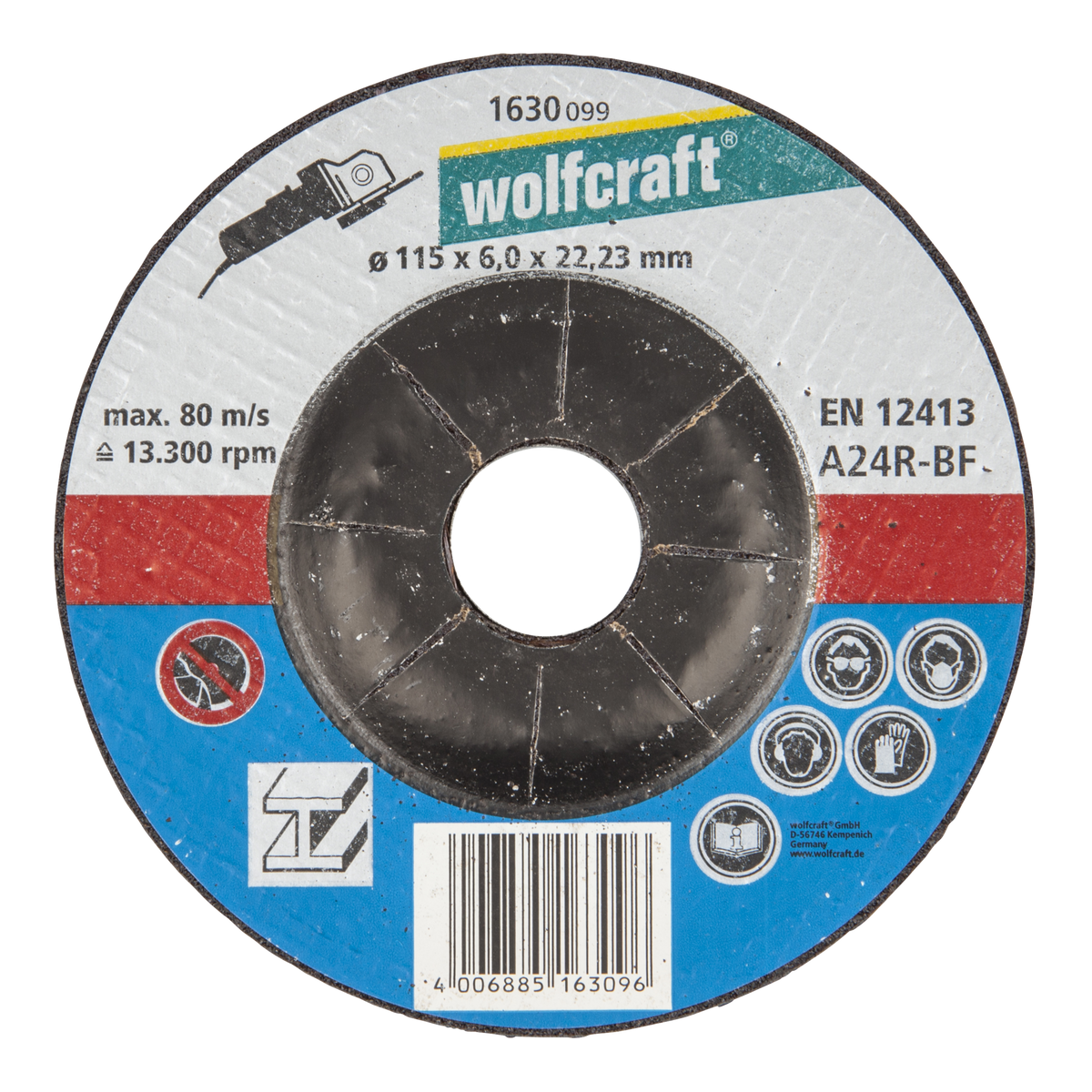 Roughing Disc for Metal, Ø 115 mm