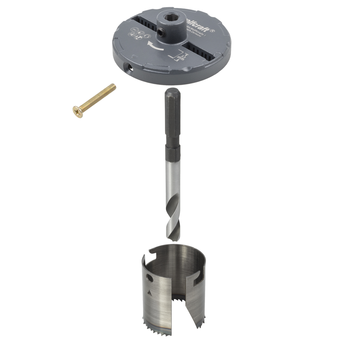 Professional Multi-Blade Hole Saw, Ø 28–74 mm