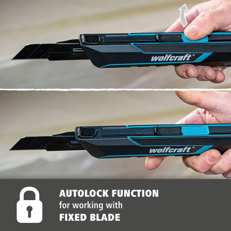 Snap-Off Blade Knife PRO SAFETY, 25 mm (en)
