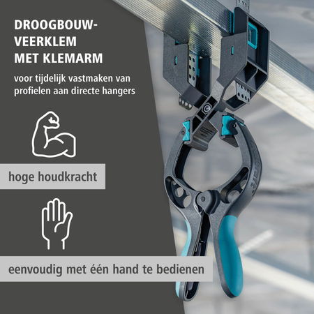 Drywall Spring Clamp with Clamping Arm (nl)