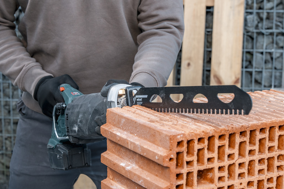 Sabre Saw Blade, TC Tipped, Aerated Concrete and Hollow Bricks, Straight Cut