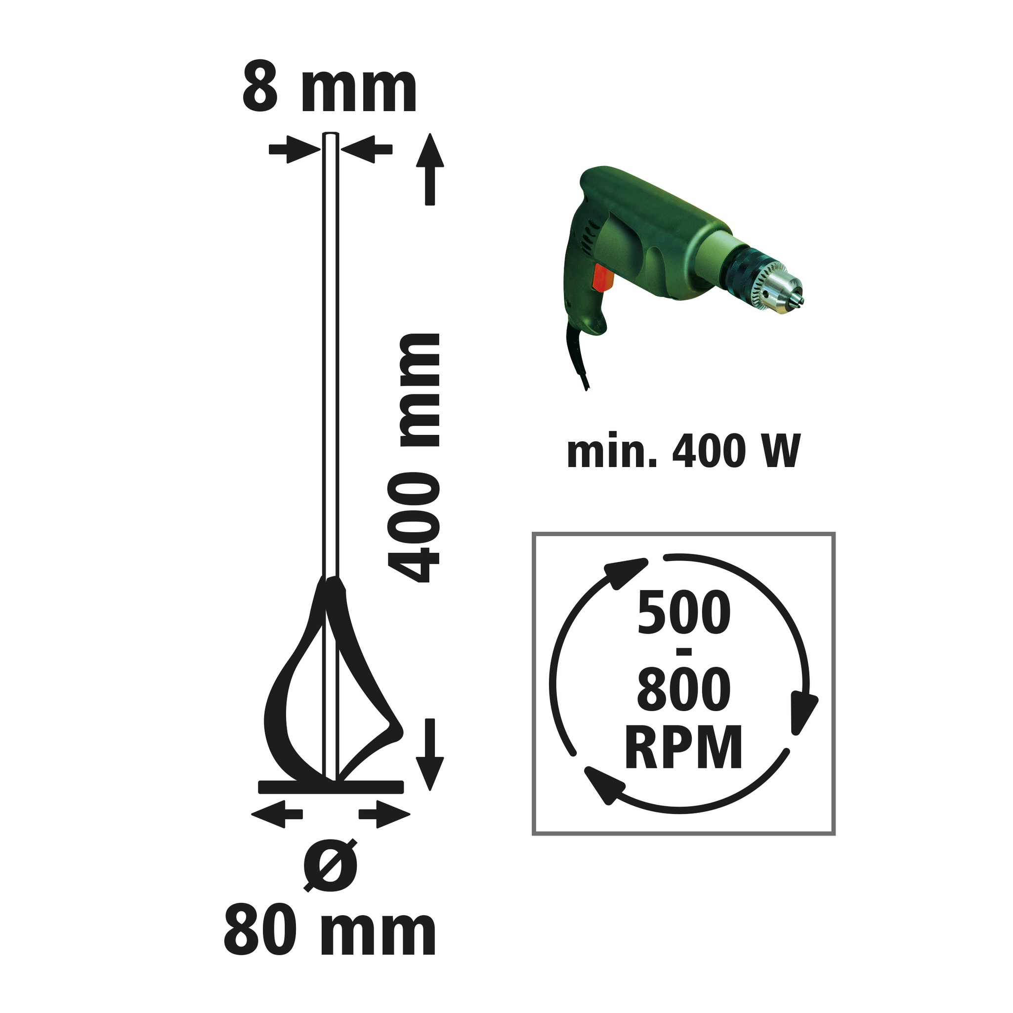 PRO Paint and Mortar Mixer - Image 6