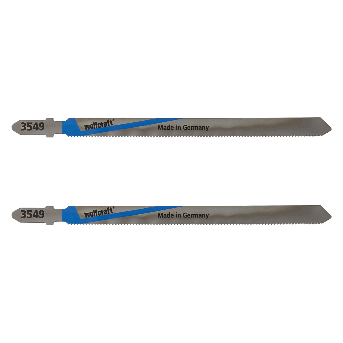 2 HSS Jigsaw Blades; T-shank; metal pipe, sheet steel, non-ferrous metal