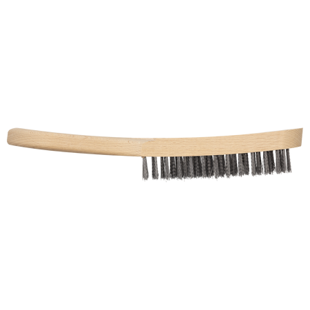 Steel Wire Hand Brush, Wooden Version