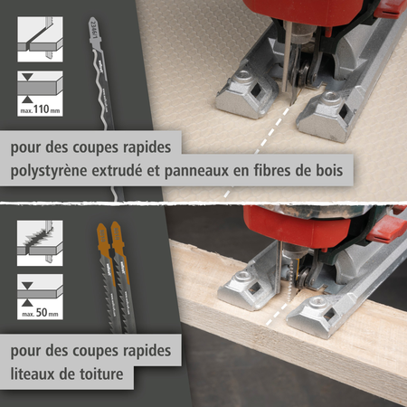 Jigsaw Blade Project Set for Insulation, 3 Pcs. (fr)