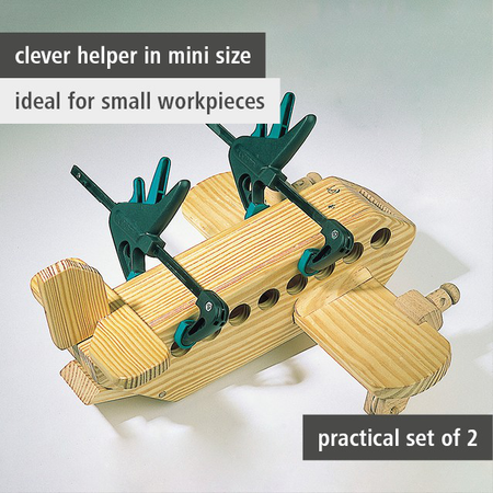 2 EHZ Miniature One-Hand Clamps2 MINI One-Hand Clamps (en)