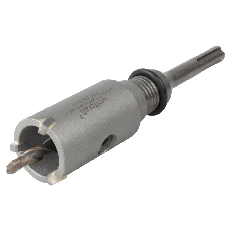 Annular Bit, Tungsten Carbide Tipped, With SDS Plus Mandrel, Ø 35 mm