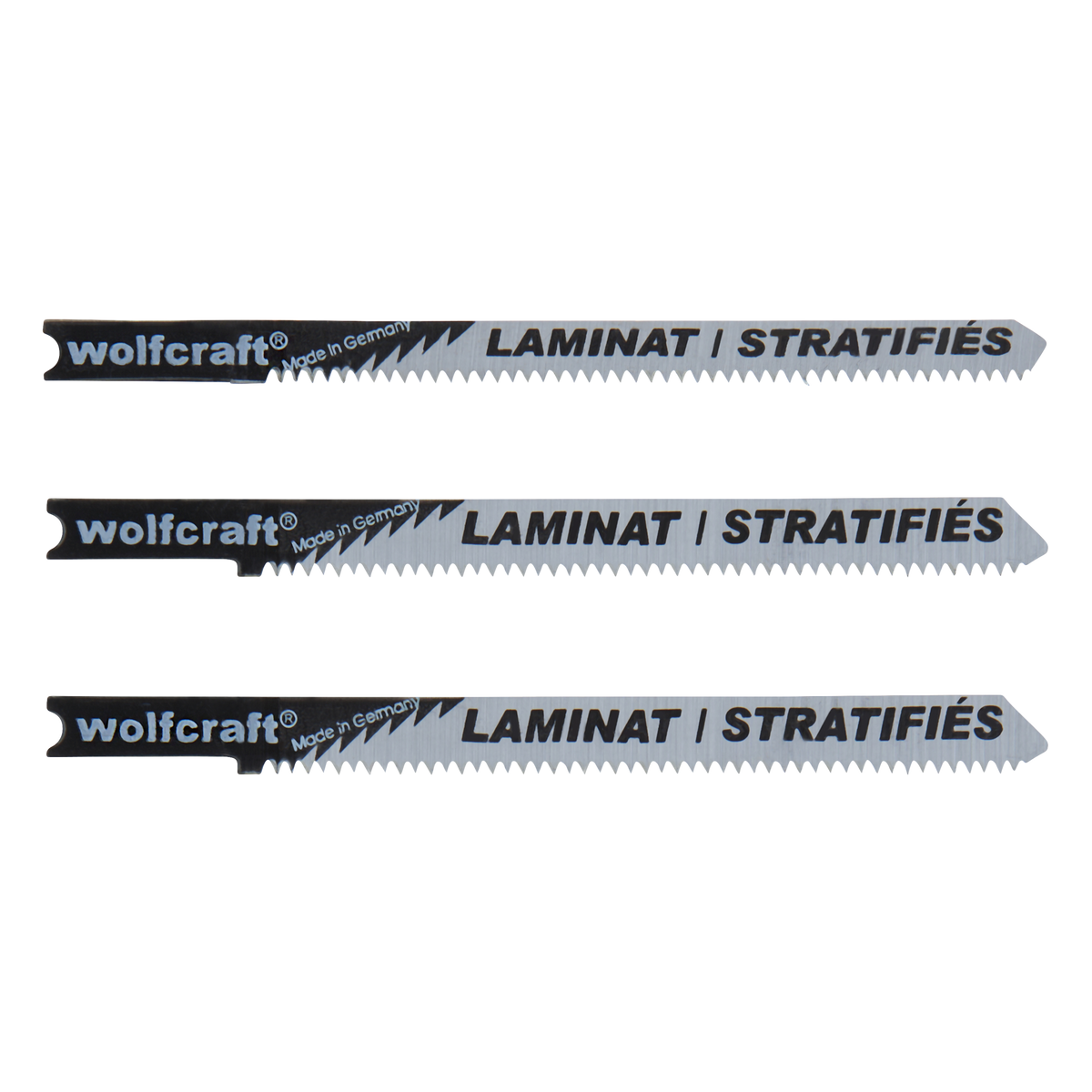 Jigsaw Blade Set 3 Pcs. HCS, U-shank, laminate and parquet - Image 1