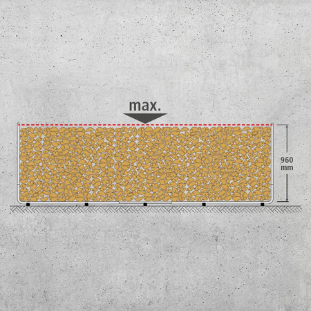 Modular XXL Stacking Aid for Firewood