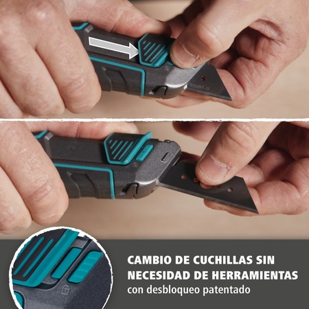 Trapezium Blade Knife PRO SAFETY with Sheath (es)