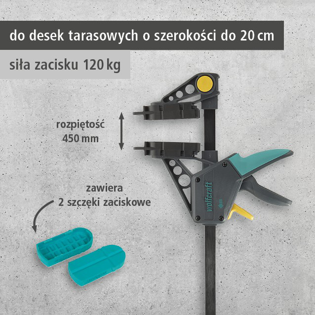 Installation Clamp for Deck Boards (pl)