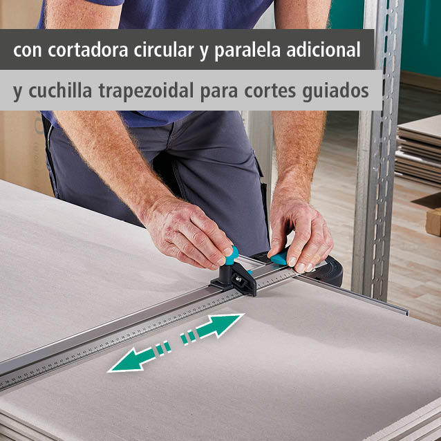 T-square with parallel cutter (es)