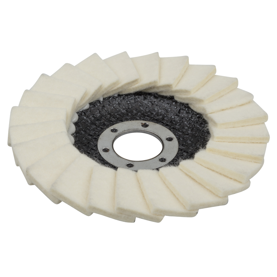 Felt Lamellar Flap Disc, Ø 115 mm